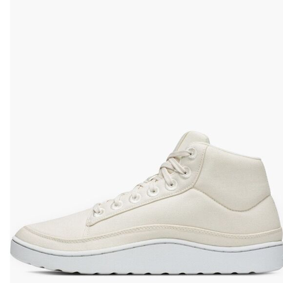 Allbirds Pacer Canvas Mid Top Retro Woman's Sneaker, Natural White, Size 9, NWT - Picture 15 of 16